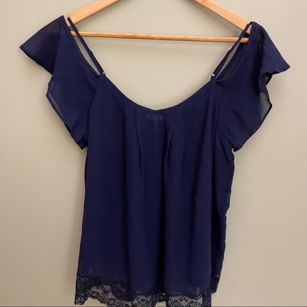 Joie Cold Shoulder Top